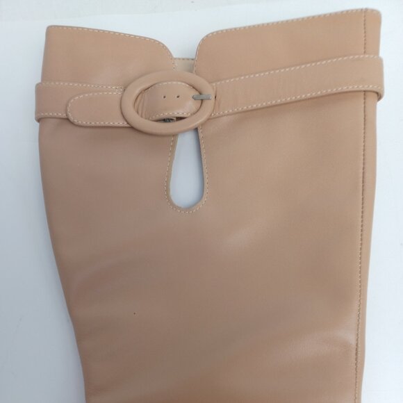 Jessica London Tall Zipper Leather Boots Wide Calf size 7 - Picture 2 of 5